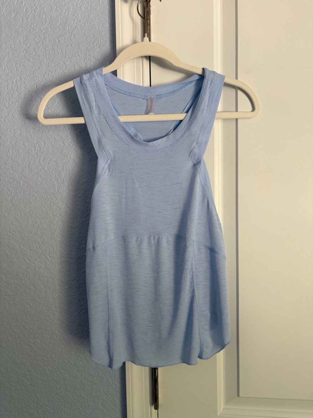 FP Movement by Free People Sky Blue Scoop Neck Racerback Tank